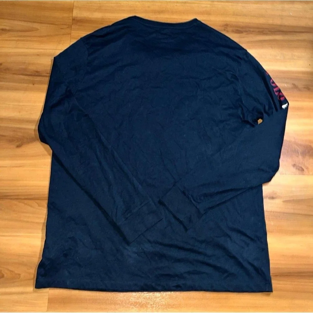 Mens Polo Ralph Lauren Big Pony Long Sleeve Crewneck 100% Cotton T-Shirt